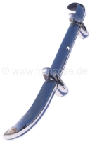 Renault - Dauphine, voor + achterbumper, roestvrij staal. Geschikt voor Renault Dauphine. Incl. bump