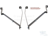 Renault - R4, voorbumpersteun (6 delen). Materiaal: Roestvrij staal. Geschikt voor Renault R4. Gemaa