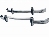 Renault - R8 Gordini, voor + achterbumper, roestvrij staal. Geschikt voor Renault R8 Gordini. Incl. 