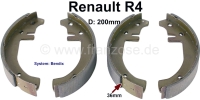 renault voorrem zonder hydraulische remschoenen voor 1 set remsysteem bendix geschikt P84045 - Bild 1