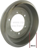 Renault - Remtrommel voor. Geschikt voor Renault R4, R5. Diameter: 228mm. Totale hoogte: 63,5mm. Rem